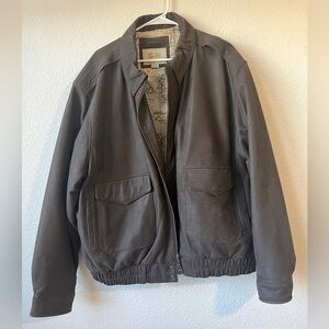 G-III Authentic Bomber Leather Jacket Style No. MA34112